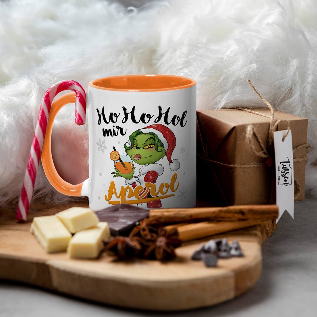 Tasse - Miss Grinch - Ho Ho Hol mir Aperol