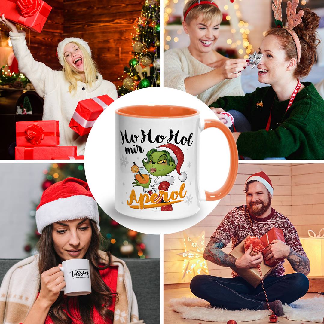 Tasse - Miss Grinch - Ho Ho Hol mir Aperol