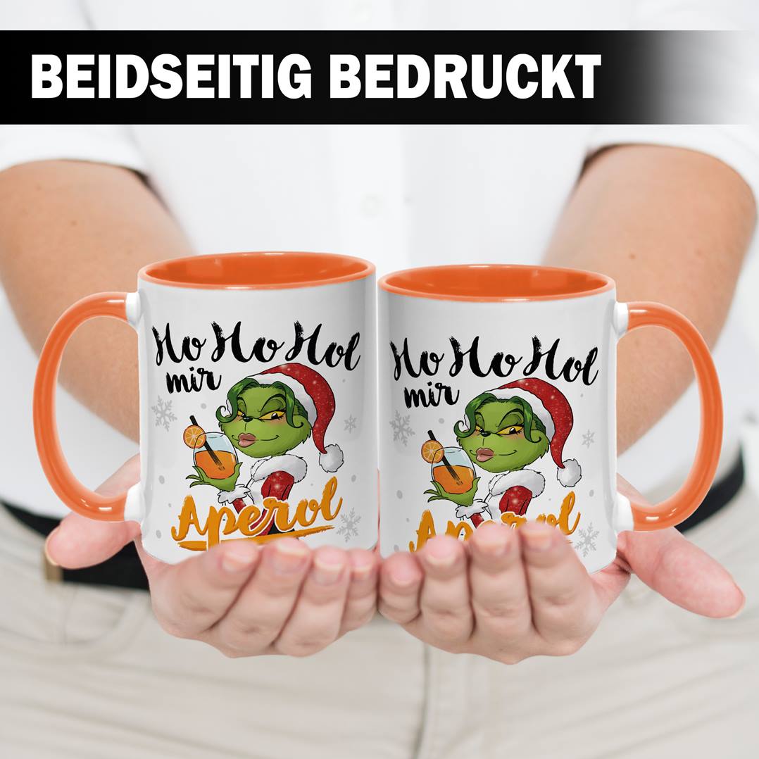 Tasse - Miss Grinch - Ho Ho Hol mir Aperol