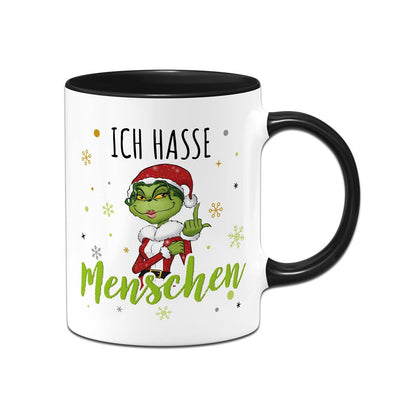 Tasse - Miss Grinch - Ich hasse Menschen (Mittelfinger)