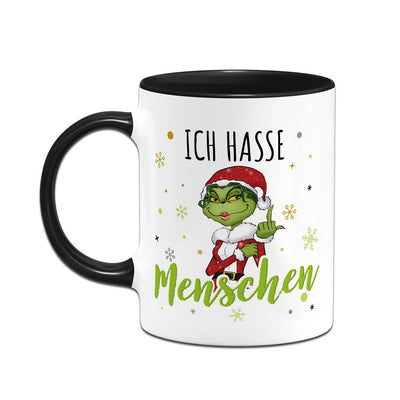 Tasse - Miss Grinch - Ich hasse Menschen (Mittelfinger)