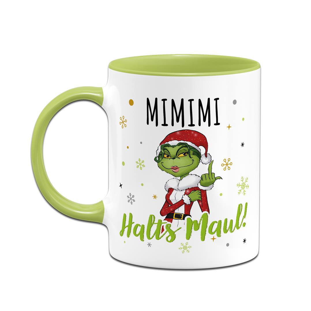 Tasse - Miss Grinch - Mimimi Halts Maul! (Mittelfinger)