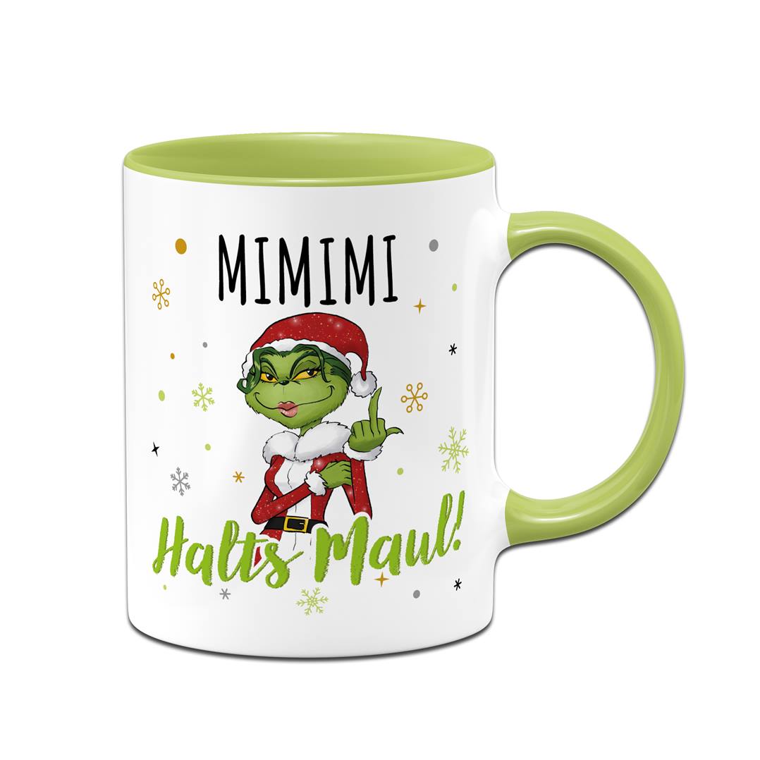 Tasse - Miss Grinch - Mimimi Halts Maul! (Mittelfinger)