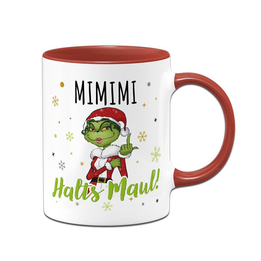 Tasse - Miss Grinch - Mimimi Halts Maul! (Mittelfinger)