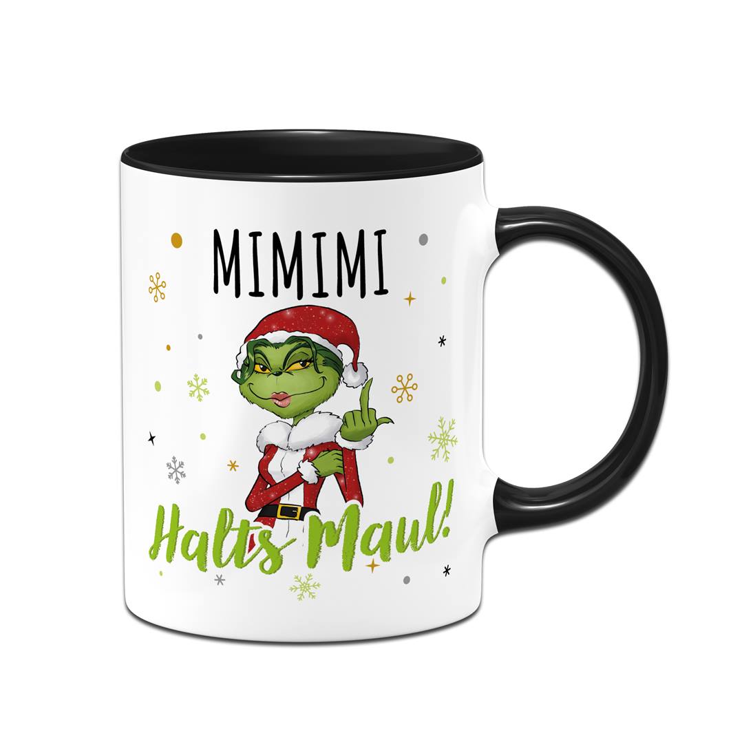 Tasse - Miss Grinch - Mimimi Halts Maul! (Mittelfinger)