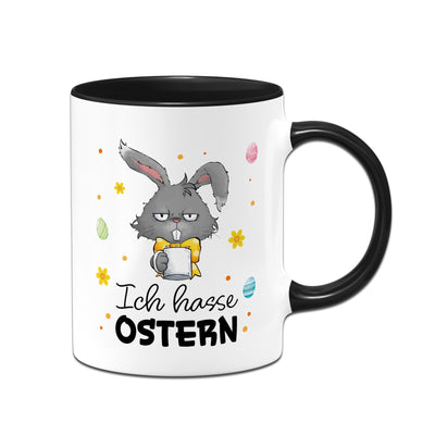 Hasen Tasse - Ich hasse Ostern - Grummelhase