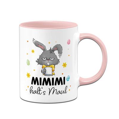 Hasen Tasse - MiMiMi Halt´s Maul - Grummelhase