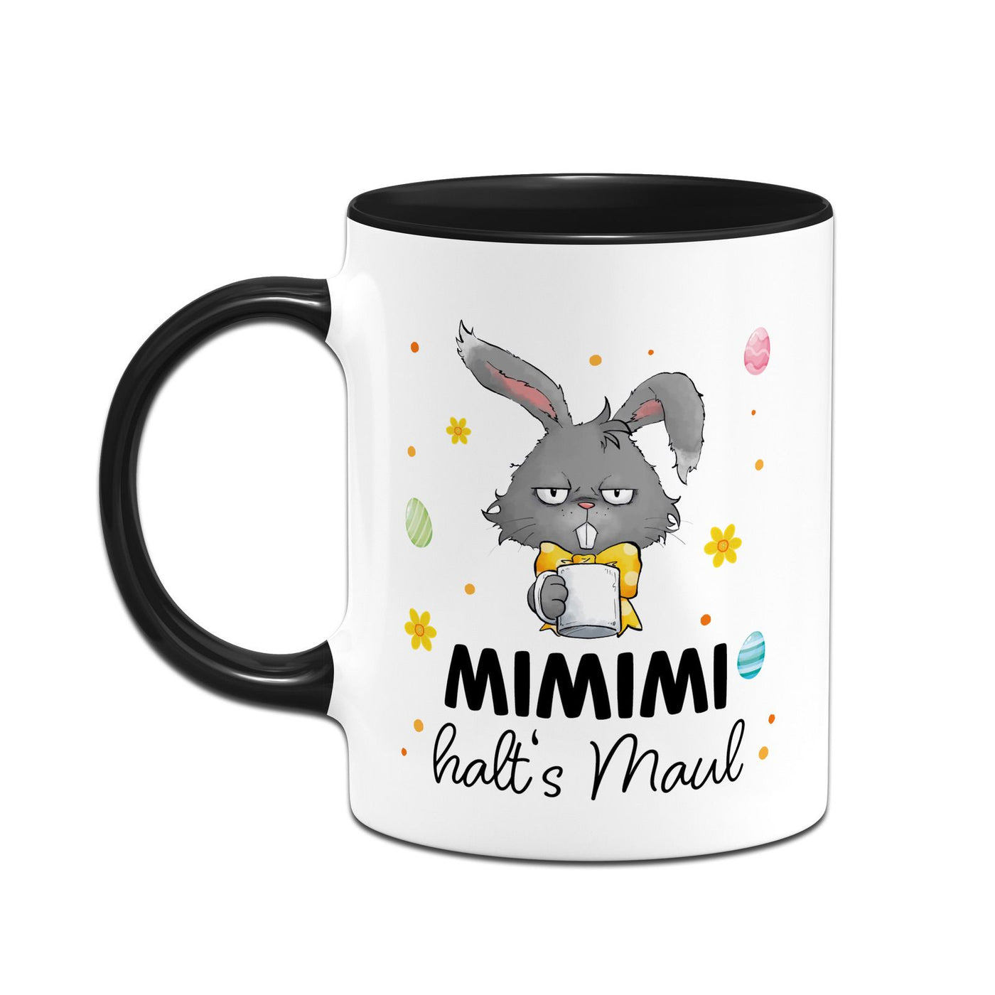 Hasen Tasse - MiMiMi Halt´s Maul - Grummelhase