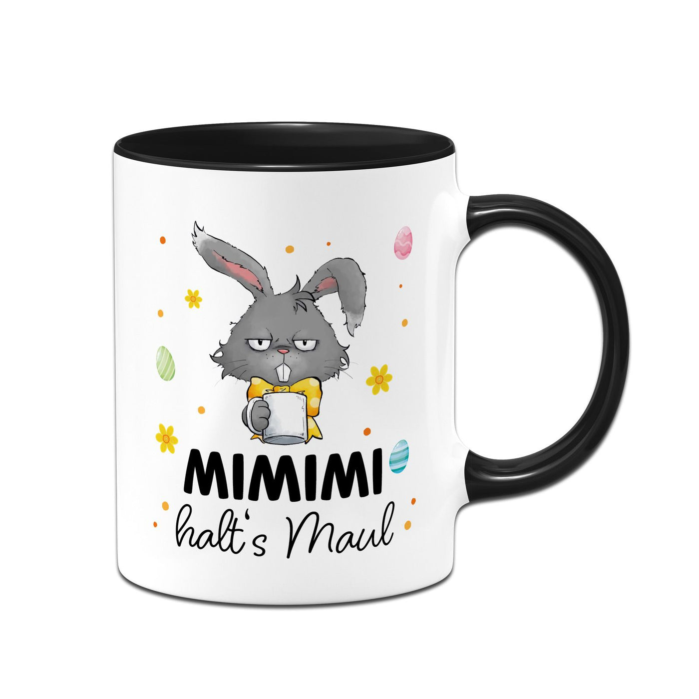 Hasen Tasse - MiMiMi Halt´s Maul - Grummelhase