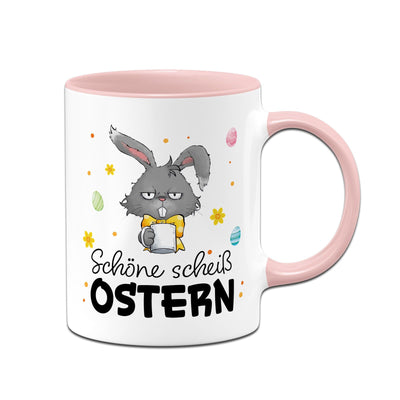 Hasen Tasse - Schöne scheiß Ostern - Grummelhase