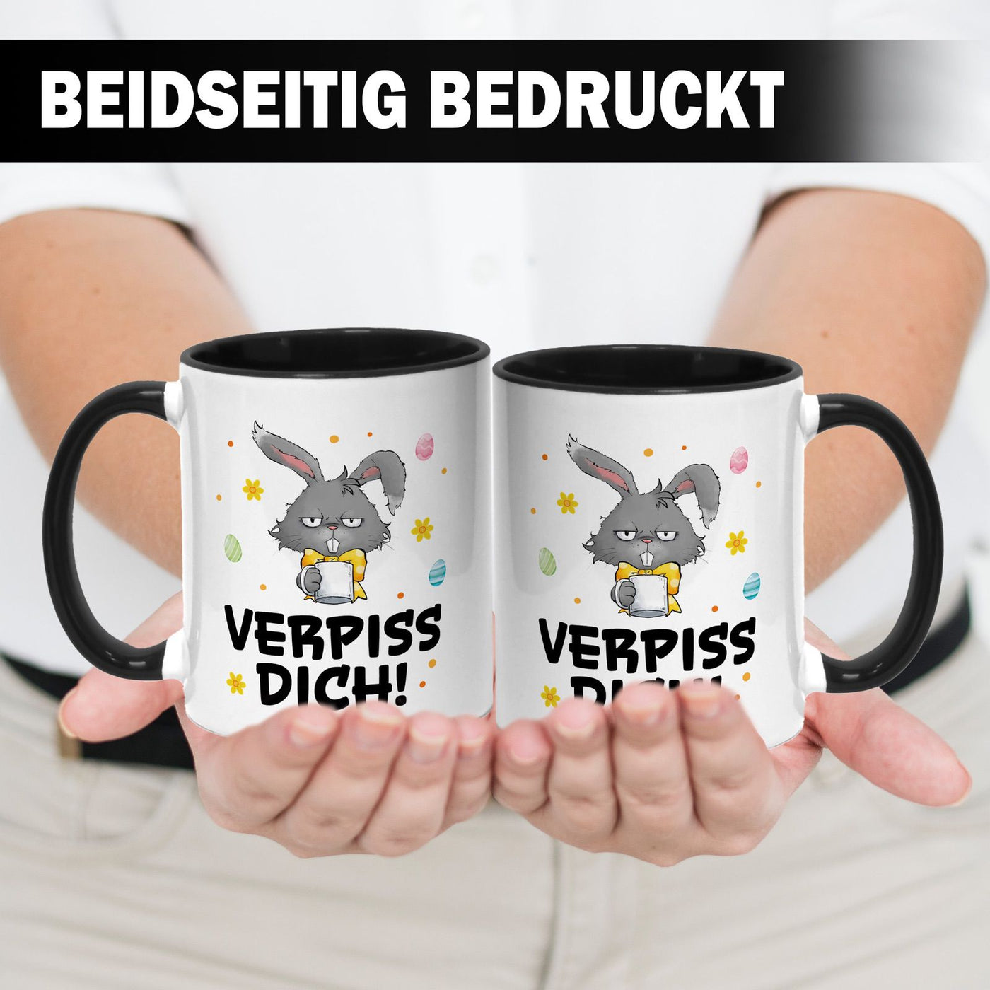 Hasen Tasse - Verpiss Dich! - Grummelhase