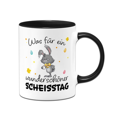 Hasen Tasse - Was für ein wunderschöner Scheißtag - Grummelhase