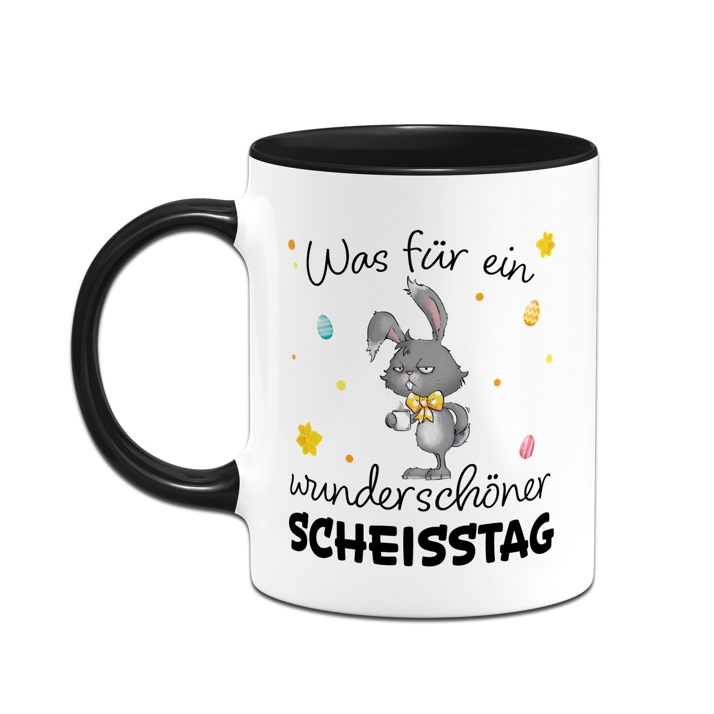 Hasen Tasse - Was für ein wunderschöner Scheißtag - Grummelhase