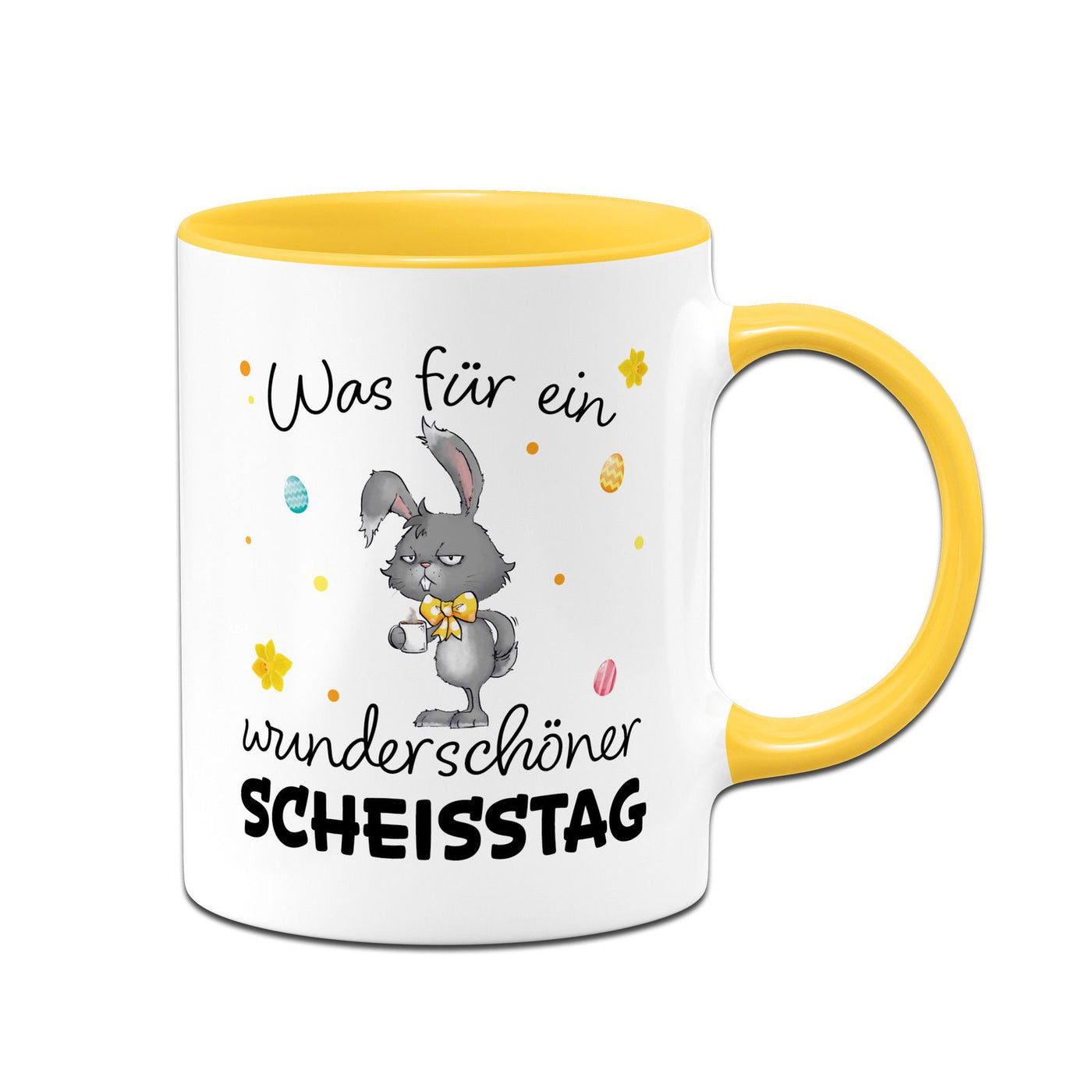 Hasen Tasse - Was für ein wunderschöner Scheißtag - Grummelhase