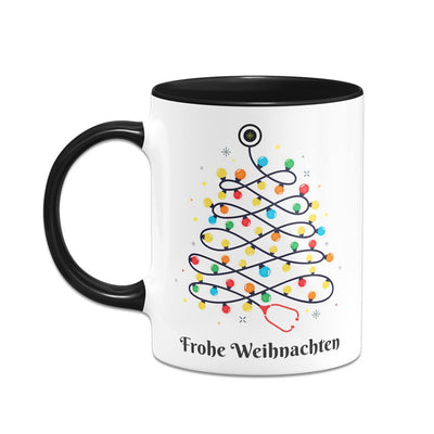 Tasse - Stethoskop Weihnachtsbaum - Frohe Weihnachten