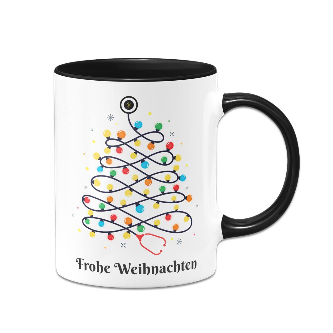 Tasse - Stethoskop Weihnachtsbaum - Frohe Weihnachten