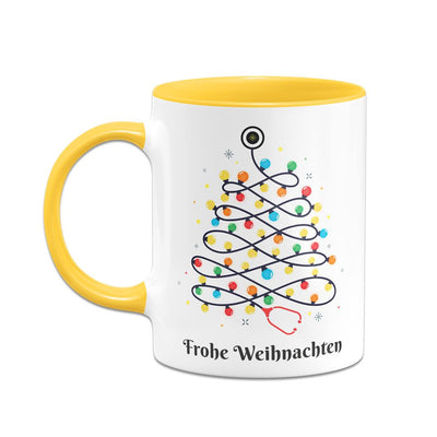 Tasse - Stethoskop Weihnachtsbaum - Frohe Weihnachten