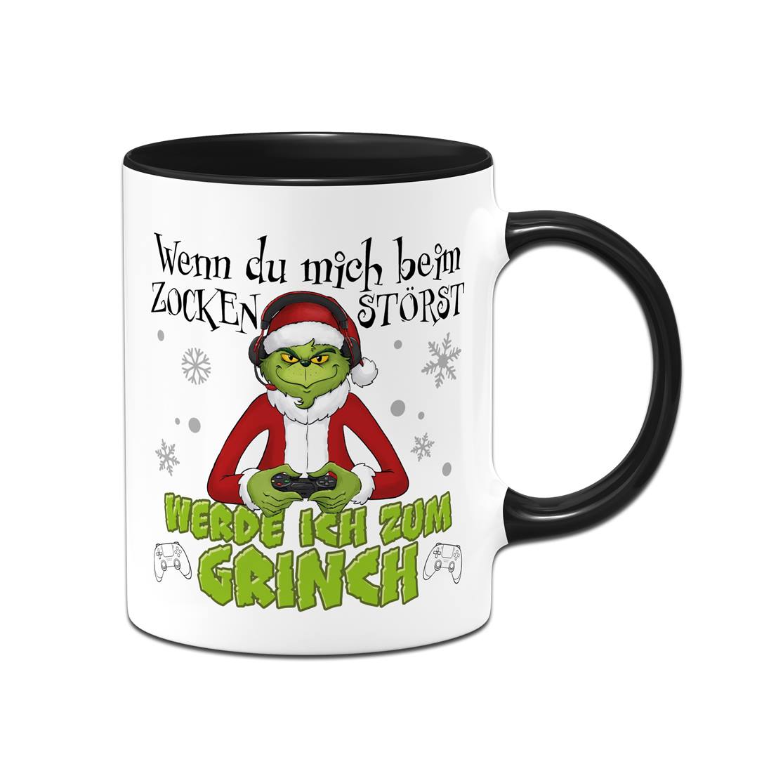 Tasse - Wenn Du mich beim Zocken störst, werde ich zum Grinch