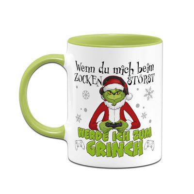 Tasse - Wenn Du mich beim Zocken störst, werde ich zum Grinch