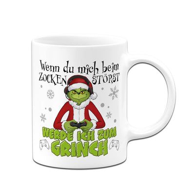 Tasse - Wenn Du mich beim Zocken störst, werde ich zum Grinch