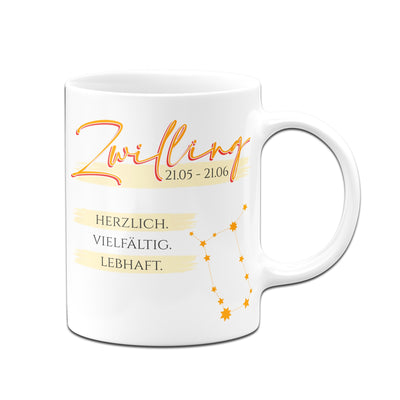 Bild: Tasse - Sternzeichen Definition Geschenkidee