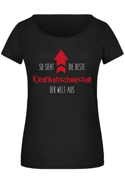 Bild: T-Shirt Damen - So sieht die beste Krankenschwester der Welt aus Geschenkidee