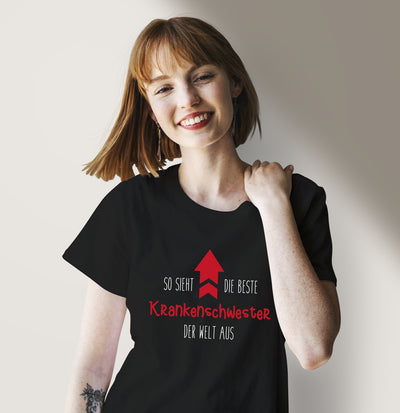 Bild: T-Shirt Damen - So sieht die beste Krankenschwester der Welt aus Geschenkidee