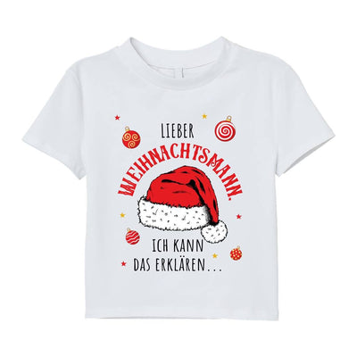 Bild: T-Shirt Kinder - Lieber Weihnachtsmann, ich kann das erklären... Geschenkidee