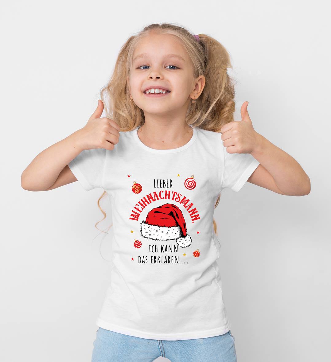 Bild: T-Shirt Kinder - Lieber Weihnachtsmann, ich kann das erklären... Geschenkidee