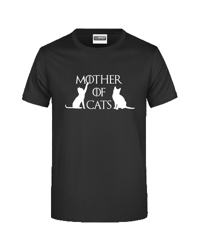 Bild: T-Shirt - Mother of cats Geschenkidee